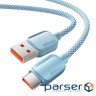 Дата кабель USB 2.0 AM to USB-C 1.0m 100W blue Essager (EXC7A-WL03-P)