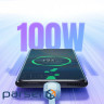 Дата кабель USB 2.0 AM to USB-C 1.0m 100W blue Essager (EXC7A-WL03-P)