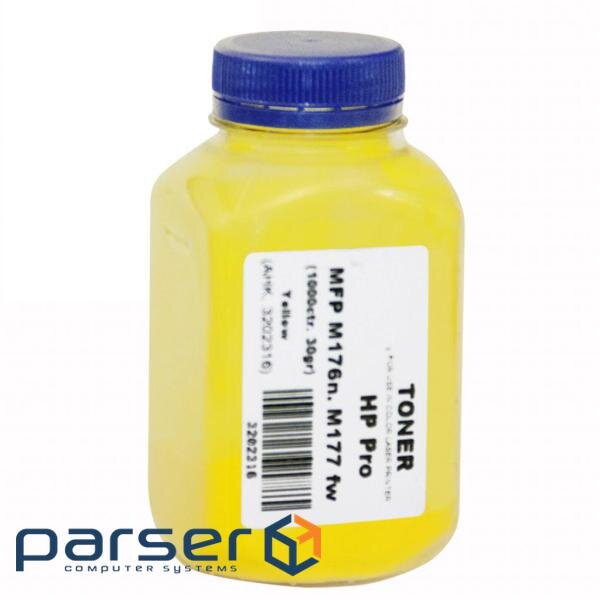 Тонер HP Pro MFP M176n/177fw, 30г Yellow AHK (3202316)