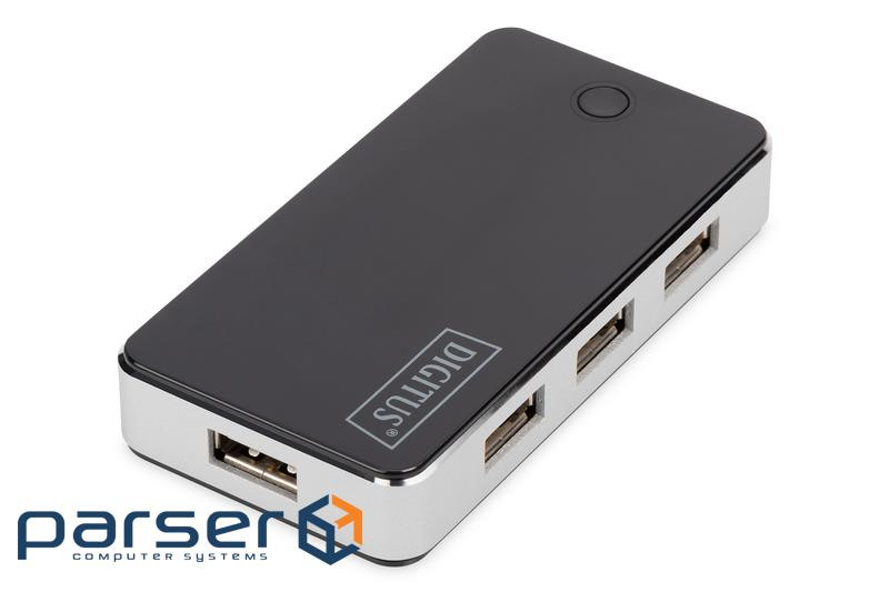Концентратор DIGITUS USB 2.0 Hub, 7 Port (DA-70222)