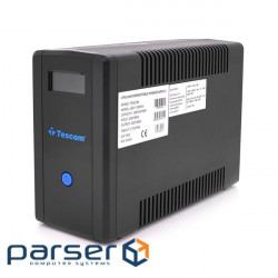 ДБЖ TESCOM TCM1200 (720W), LCD, AVR, 3st, 4xSCHUKO socket, 2x12V7Ah, RS232, USB, RJ45, plastik Case