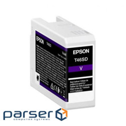 Картридж стуменевий фіолетовийдля SC-P700 EPSON Violet T46SD ink 25ml (C13T46SD00)