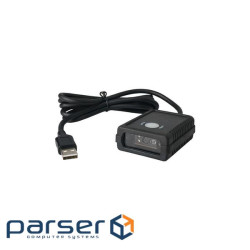 Xkancode barcode scanner Barcode scanner FS10, 1D, complete with USB cable, black (FS10 black)