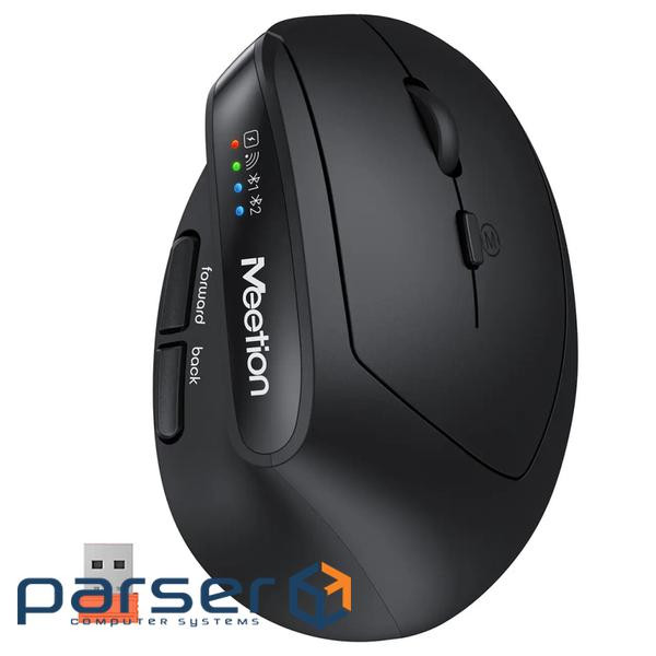 Мишка Meetion BTM008 Wireless/Bluetooth Black (MT-BTM008-A)