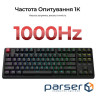 Клавіатура бездротова Keychron C3 Max Super Red Switch Black RGB (C3M-H1-UA)