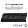Клавіатура бездротова Keychron C3 Max Super Red Switch Black RGB (C3M-H1-UA)