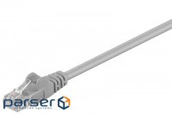 Patch cord unshielded RJ45 UTP5e 10.0m, patch AWG28 D=4.5mm Gold Protect, gray (75.06.8347-10)