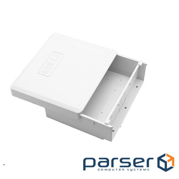 Пластиковий водонепроникний бокс 110*100*45мм білий (PVB-110-100) (PVB-110-100)