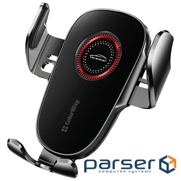 Автотримач для телефону ColorWay ClampSnap, Black, в дефлектор повітроводу, механічни (CW-CHMH19-BK)