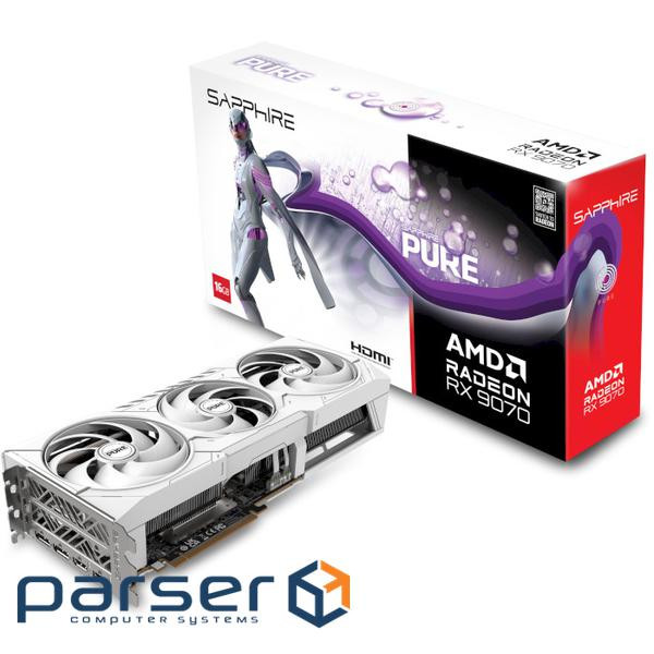 Відеокарта SAPPHIRE Pure Radeon RX 9070 16GB GDDR6 (11349-02-20G)