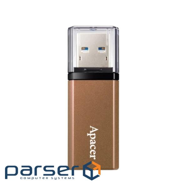 USB флеш накопичувач Apacer 32GB AH25C Classical Bronze USB 3.2 (AP32GAH25CJ-1)