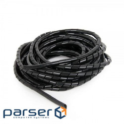 Спиральный кабельный органайзер,12 мм, 10 м, черный (CM-WR1210-01)