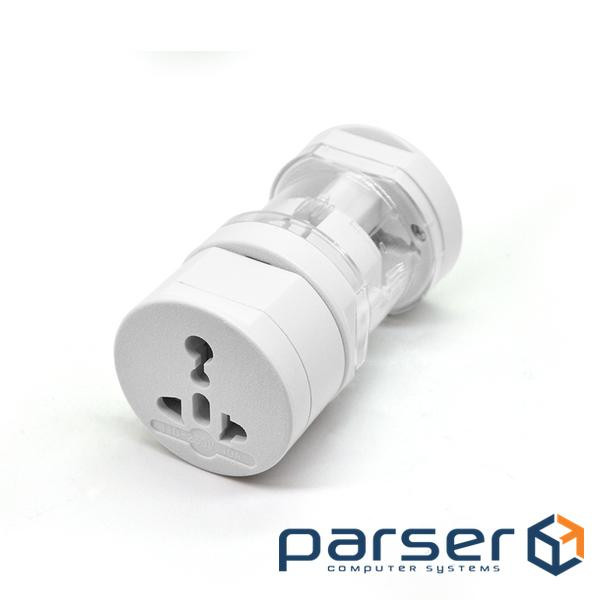 Перехідник VOLTRONIC на американка\євророзетка 4 in 1, BOX (YT-AAEP-4/1)