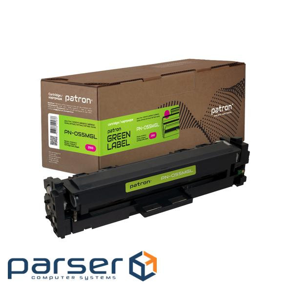 Картридж Patron Canon 055 magenta Green Label (PN-055MGL)