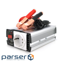 Інвертор напруги Mervesan MRV-15012 (150W), 12/220V, approximated, 1Shuko, клем (MRV-15012/29171)