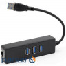 Перехідник Dynamode USB 3.0 Type-A - RJ45 Gigabit Lan, 3*USB 3.0 (USB3.0-Type-A-RJ45-HUB3)