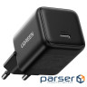 Зарядний пристрій Ugreen X513 USB-C PD30W QC4.0 GaN black (65007)