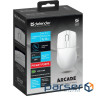 Мишка Defender Arcade GM-381, бездротова, Bluetooth+2.4 ГГц, ігрова, 6 кн. 26000 dpi, 400mAh (52382)