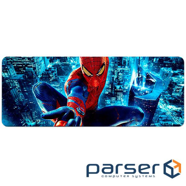 Коврик 300*800 тканинний Spider Man 12 з боковою прошивкою, толщина 2 мм, Пакет (SP12)