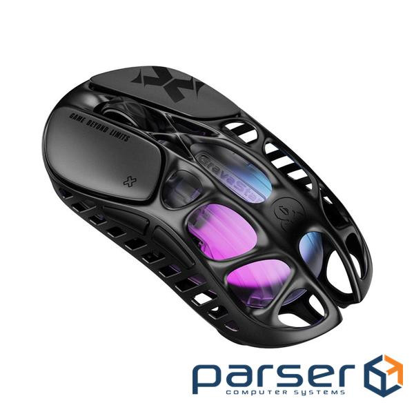 Миша GravaStar Mercury M2, BT/WL/USB-A, RGB, чорно-прозорий (GRAVASTARM2 XTAL BLK)