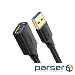 Дата кабель USB 3.0 AM/AF 0.5m US129 black Ugreen (30125)