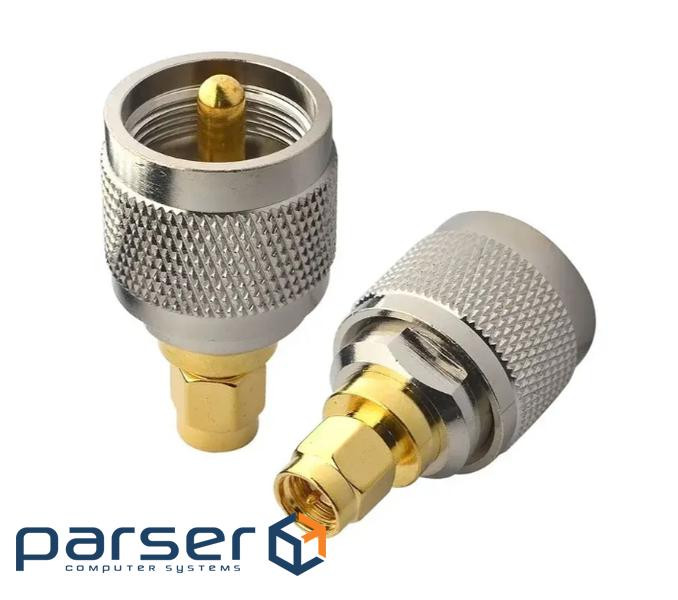 Перехідник SMA Male - UHF Male (SMA тато,штекер-UHF тато,штекер) ціна за 1 шт (YT42307)