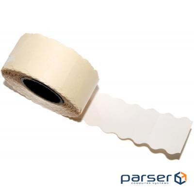 Etiquette tape Aurika 26х12 white, 25 рул (2612W)