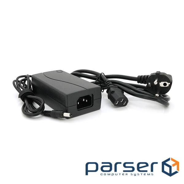 Імпульсний адаптер живлення YX-2420 24В 2А (48Вт) штекер 5,5 / 2,5 + кабель живлення Q50 Q50