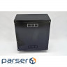 Cabinet 12U, 620х350х640 mm (W * D * H), acrylic glass, black (UA-MGSWA1235B)
