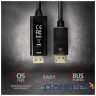 Кабель мультимедійний DisplayPort M to HDMI M 1.8m 4K30Hz black AXAGON (RVD-HI14C2)