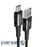Кабель ACEFAST C1-04 USB-A to USB-C aluminum alloy Black (AFC1-04B)