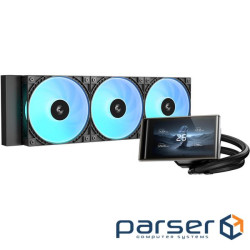Система водяного охлаждения DeepCool LT360 Vision ARGB Black (R-LT360VISION-BKAMMC-G-1), Intel: 1851
