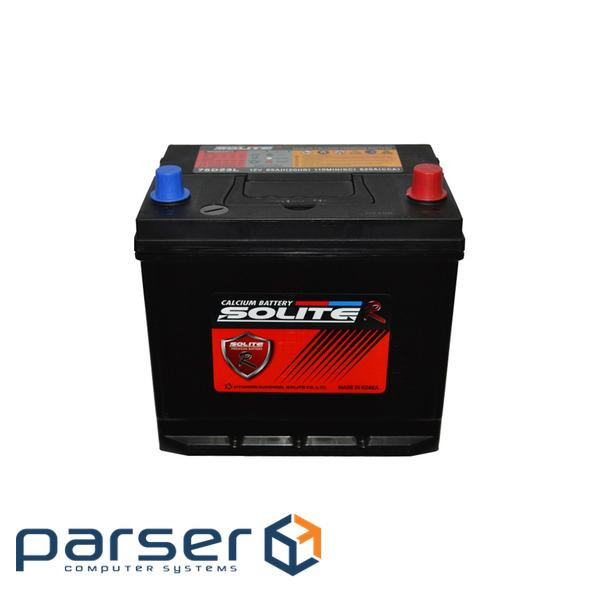 Акумулятор автомобільний Solite R 65Ah (75D23L)