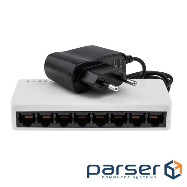 Комутатор мережевий Greenvision GV-002-H-08P