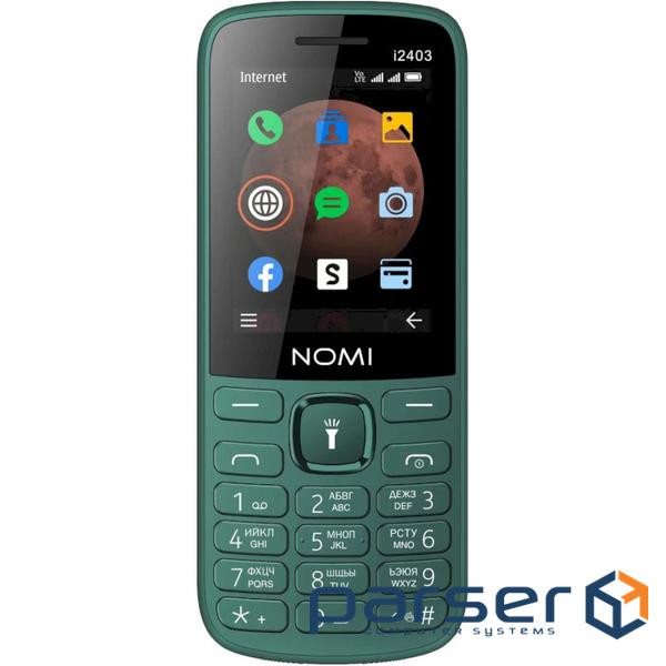 Мобільний телефон Nomi i2403 Dark Green