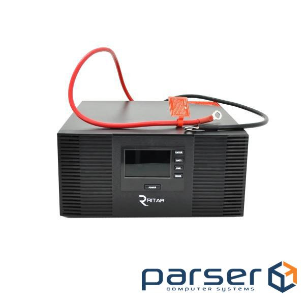 ДБЖ з правильною синусоїдою під зовнішній АКБ з перемикачем струму 10 і 2 (RTSWrl-1000 1000ВА 12В )