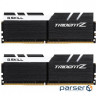 DDR-4 16GB KIT(2*8GB) PC4-25600 (PC4-3200) Trident Z Black H/ White logo G.SKI (F4-3200C16D-16GTZKW)