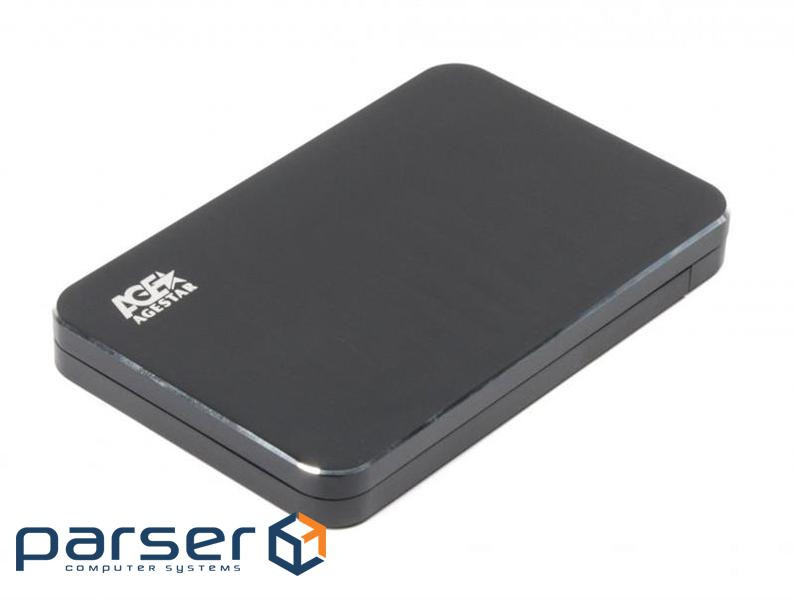 Кишеня зовнішня AgeStar 2.5", USB3.1, чорна (31UB2A18 (Black))