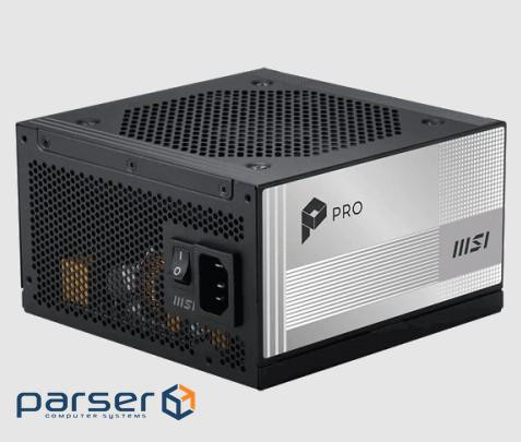 Блок живлення MSI 1000W (PRO A1000PL PCIE5)