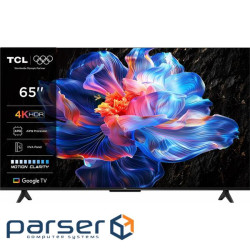 Телевізор 65 TCL LED 4K 60Hz Smart Google TV Black (65P61K)