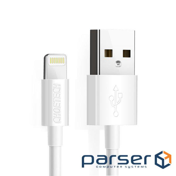 Кабель Choetech USB-Lightning (M/M), 1.8 м , White (IP0027-WH)