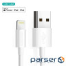 Кабель Choetech USB-Lightning (M/M), 1.8 м , White (IP0027-WH)