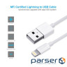 Кабель Choetech USB-Lightning (M/M), 1.8 м , White (IP0027-WH)