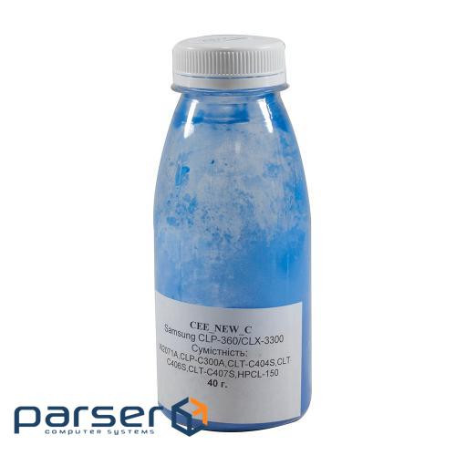 Тонер Samsung CLP-360/365, CLX-3300/3305, Cyan, 40 г , CEE (CLP36040C_CEE)