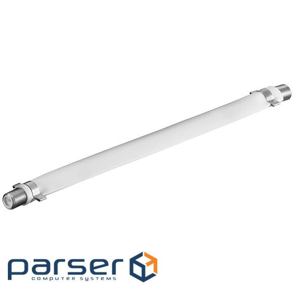 Перехідник антенний RF:F F/F,0.20m 75Ohm D=2.5mm Shield Windo,білий (75.01.1837-100) (75.01.1837-100)