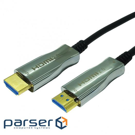 Кабель монітора-сигнальний Lucom HDMI M/M 10.0m, v2.1 8K@60Hz Optical Hybrid Act (78.01.3222-1)