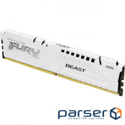 Оперативна пам'ять Kingston FURY Beast White EXPO 16GB 5600MT/s DDR5 CL36 DIMM (KF556C36BWE-16)