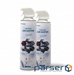 Очищуючий стиснене повітря spray duster 600ml Gembird (CK-CAD-FL600-01)
