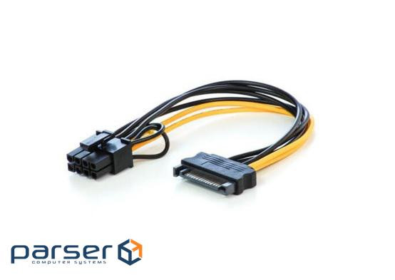 Кабель живлення для відеокарти 6/8-pin to SATA M, 0.2м (S0707) (S0707)