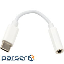 Перехідник USB Type-C (M) to AUX 3.5mm (F), 0.2m PowerPlant (CA913213)